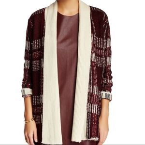 𝅺BB Dakota Plaid Shawl Collar Cardigan Sz S